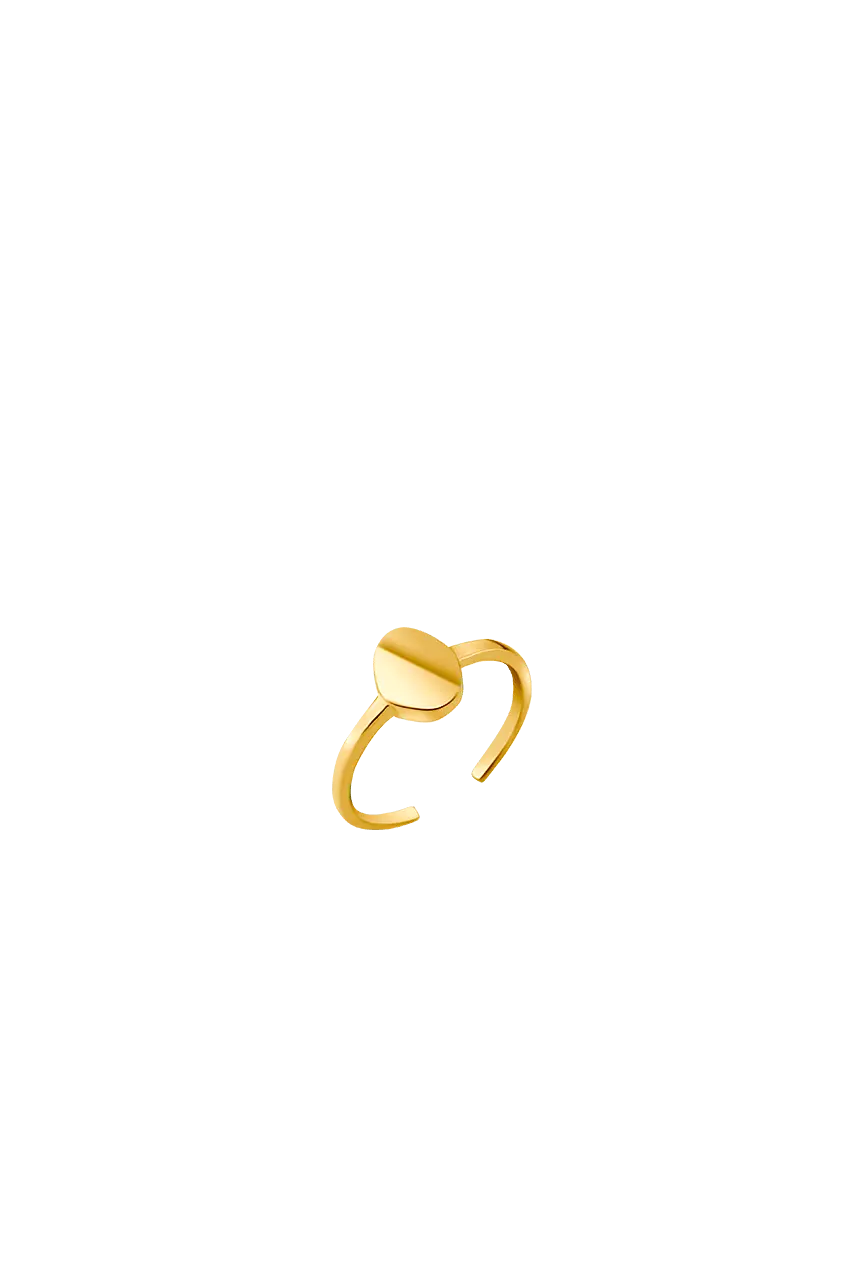 Circ Round Plate Gold - Bonheur Jewellery