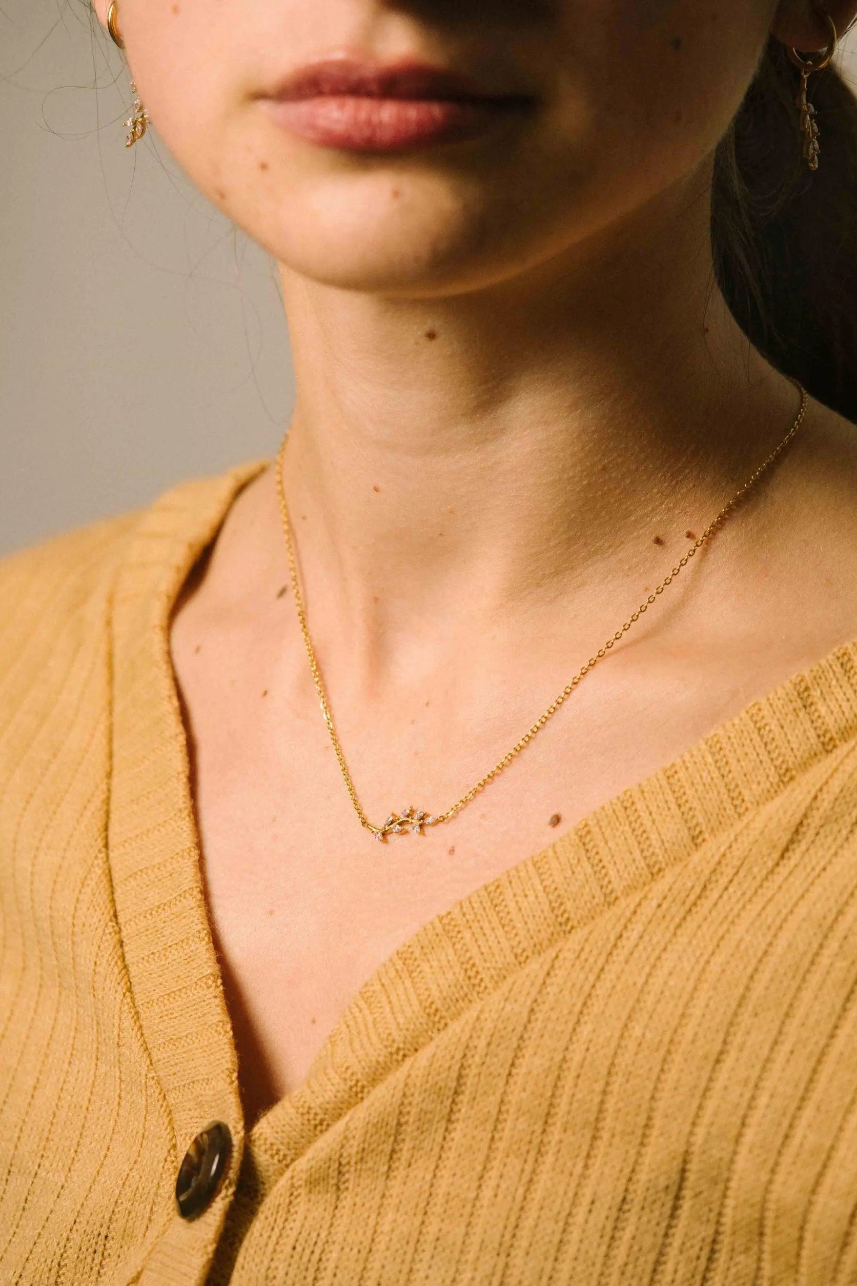 Esmeralda Rosa Halskette - Bonheur Jewellery