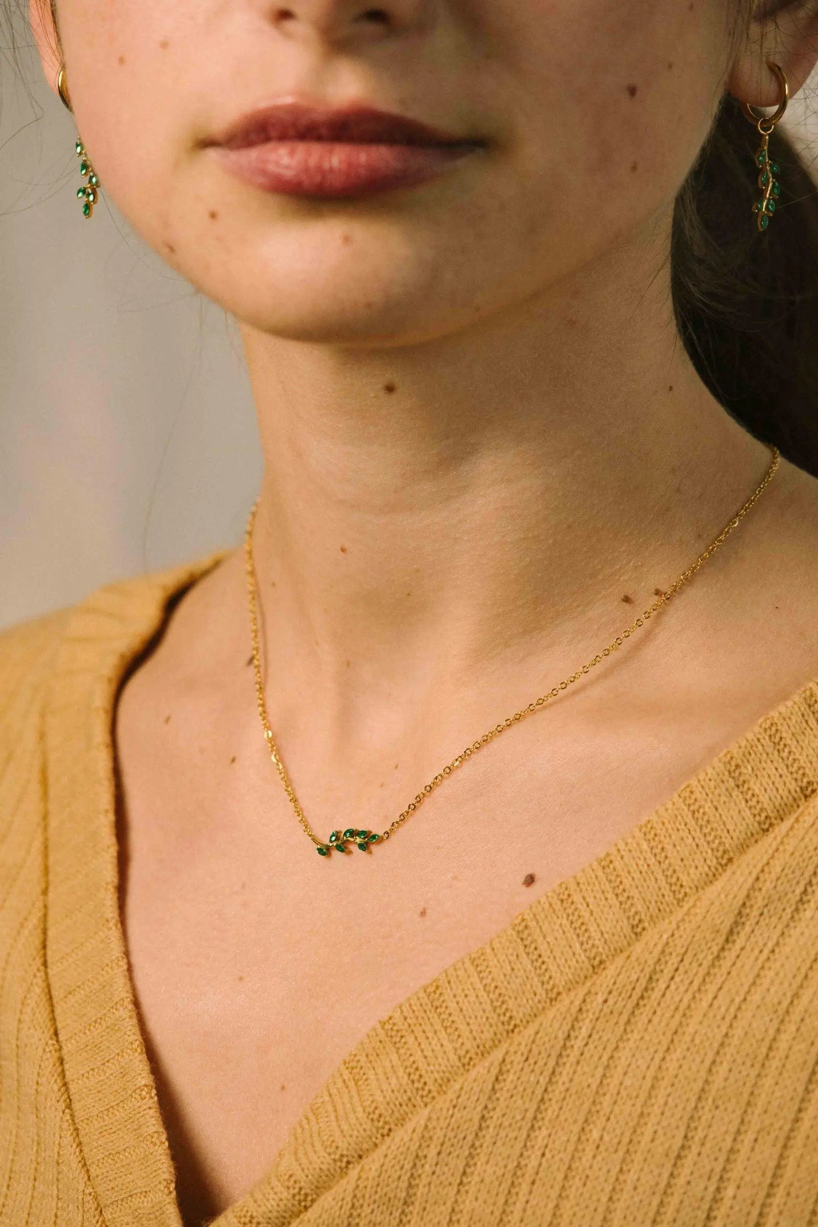 Esmeralda Smaragd Halskette - Bonheur Jewellery