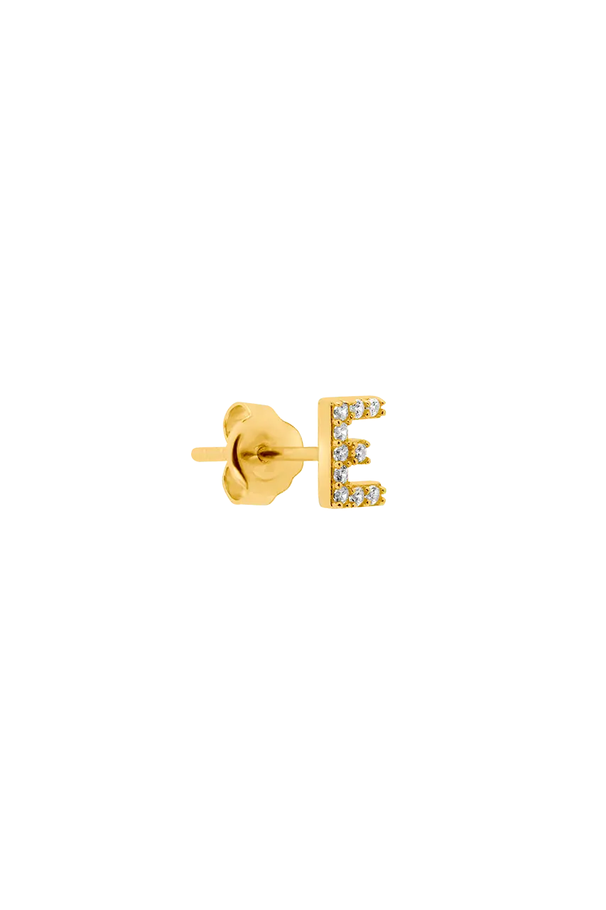 Gigi Ohrring Buchstabe Gold - Bonheur Jewellery