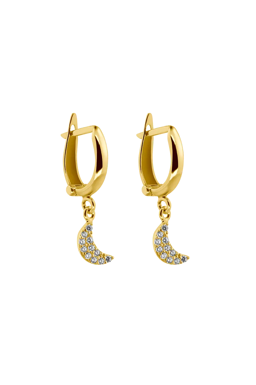 Halbmond Ohrring - Bonheur Jewellery