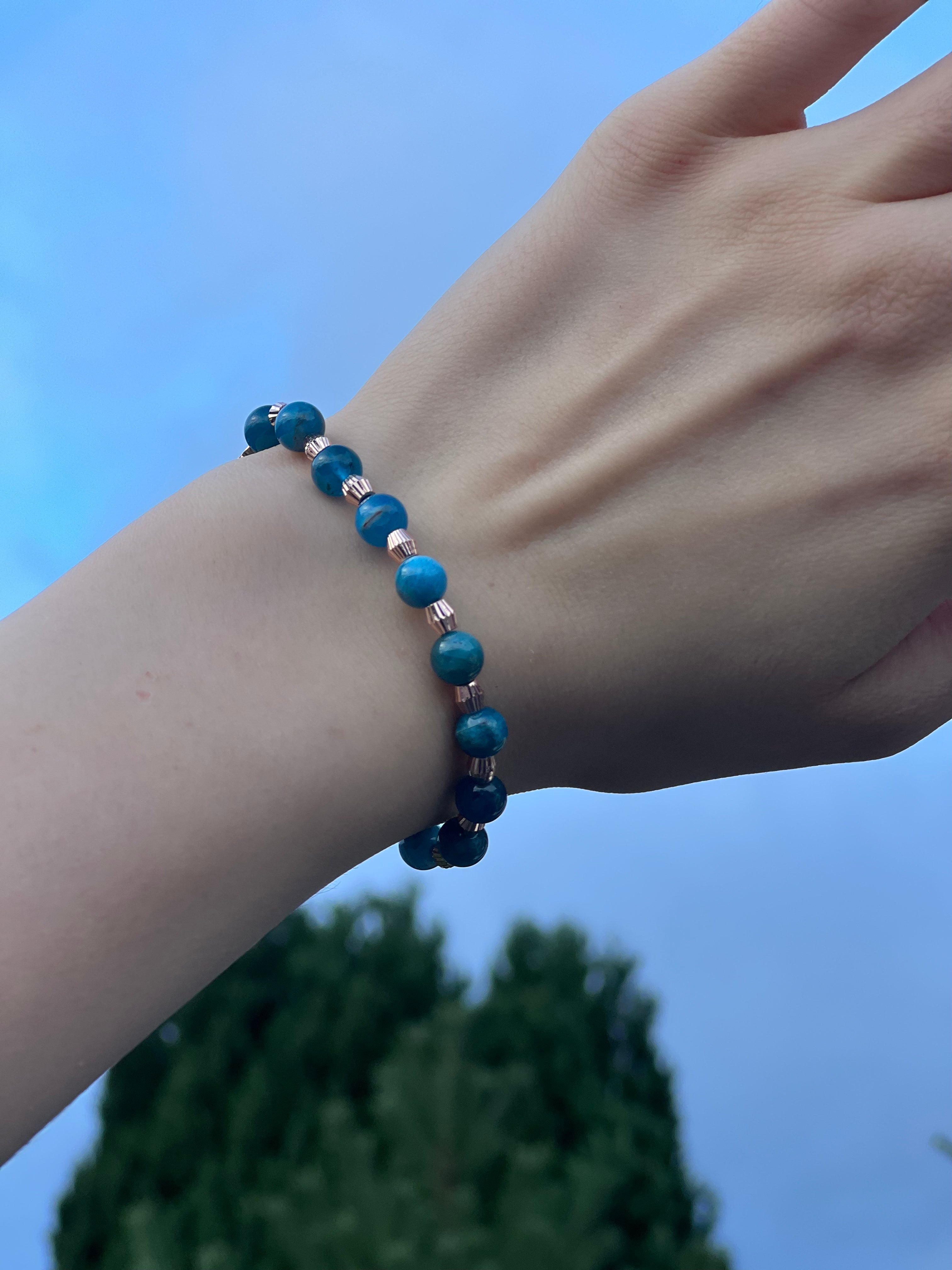 Apatit Edelstein Armband