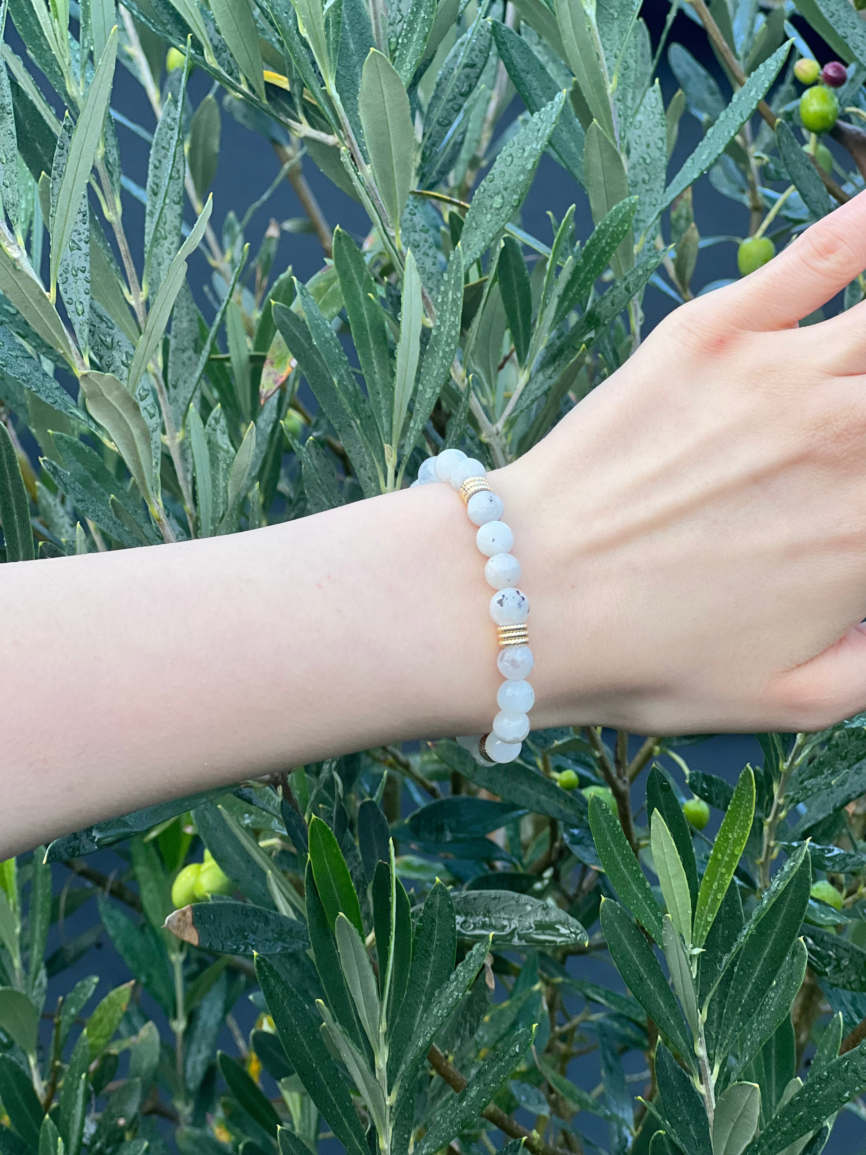 Mondstein Edelstein Armband