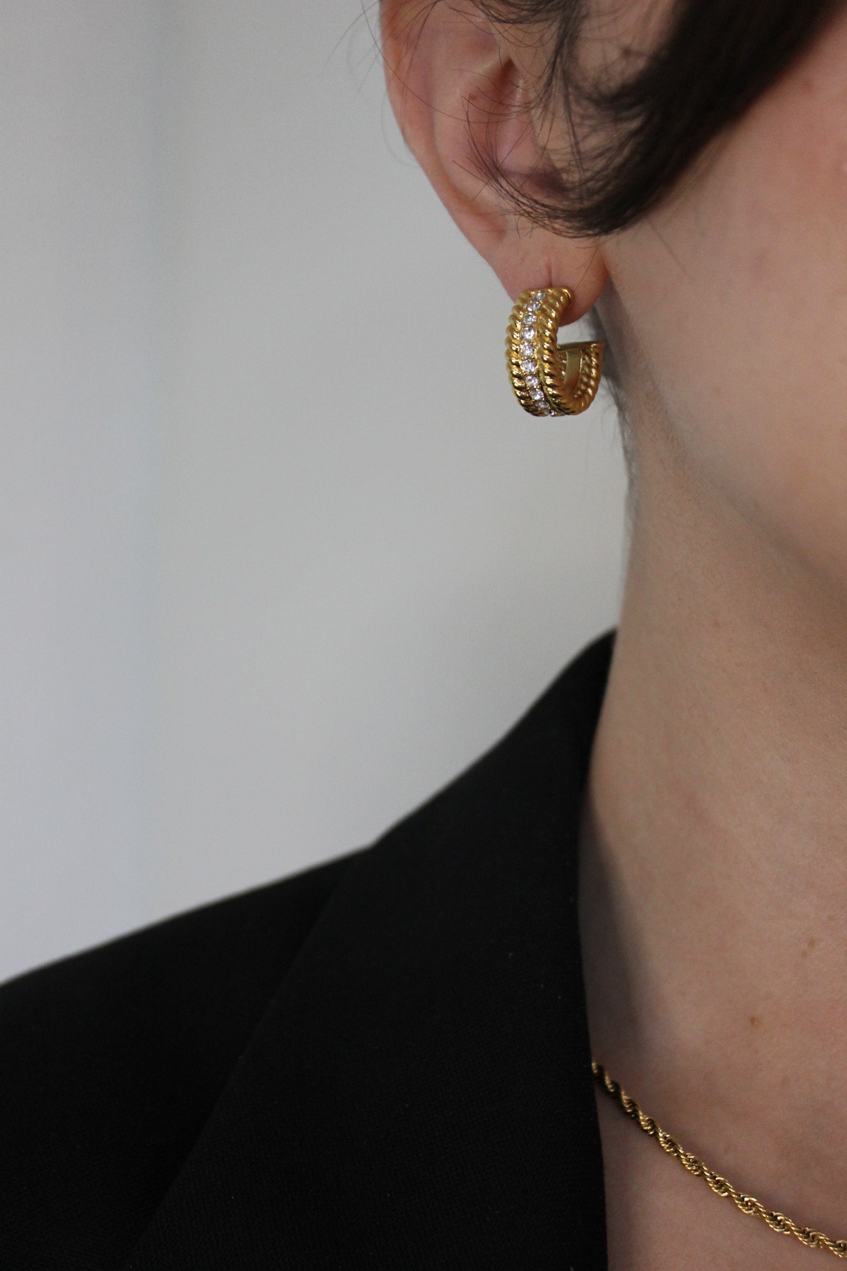 Lirael Zirkonia Ohrringe Gold