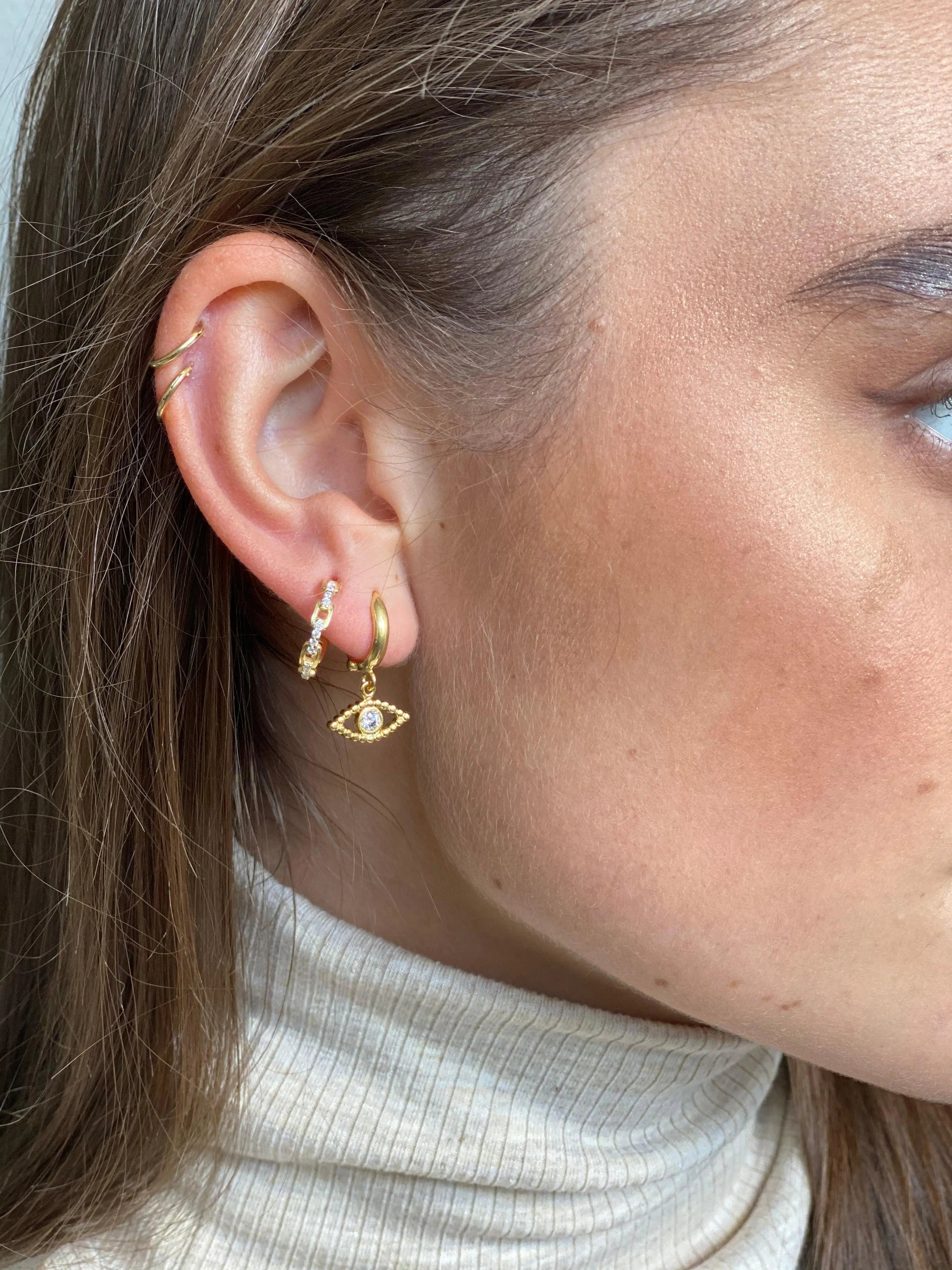 Iliso Augen Diamond Ohrring - Bonheur Jewellery