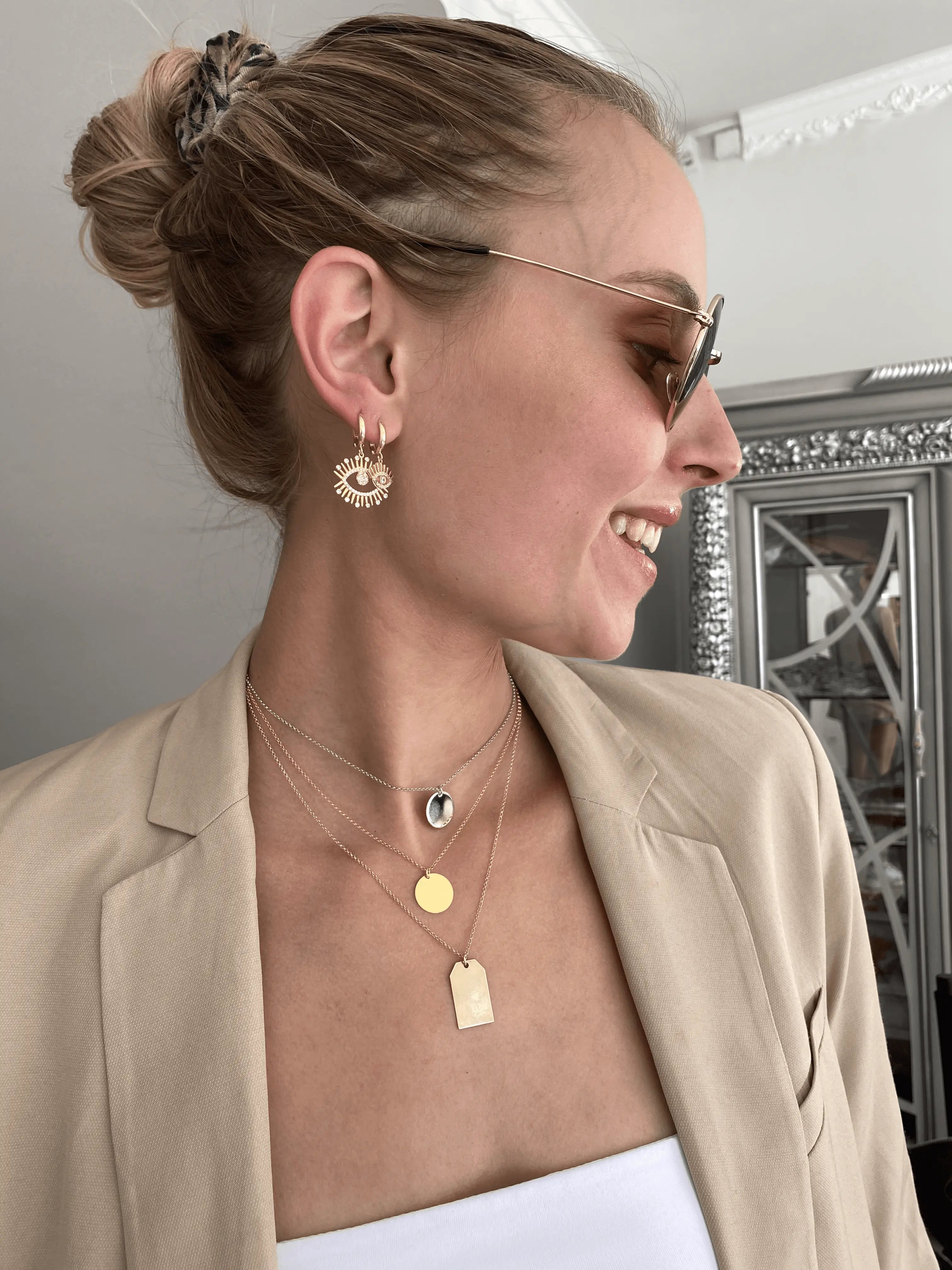 Iliso Augen Ohrringe - Bonheur Jewellery