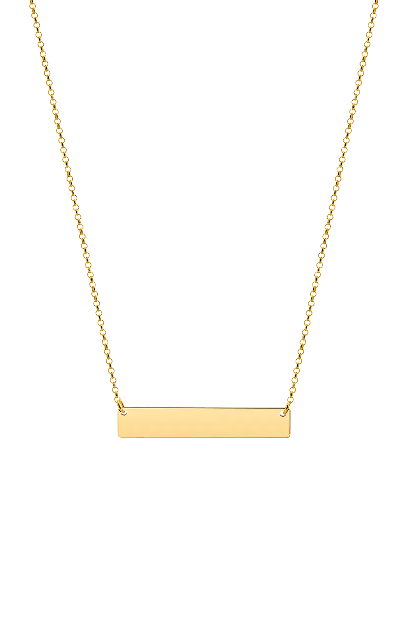 Schildchen Halskette - Bonheur Jewellery