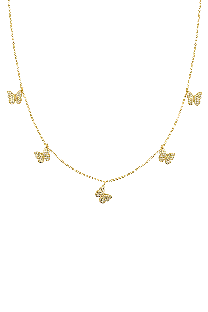 Schmetterling Halskette Multiple - Bonheur Jewellery