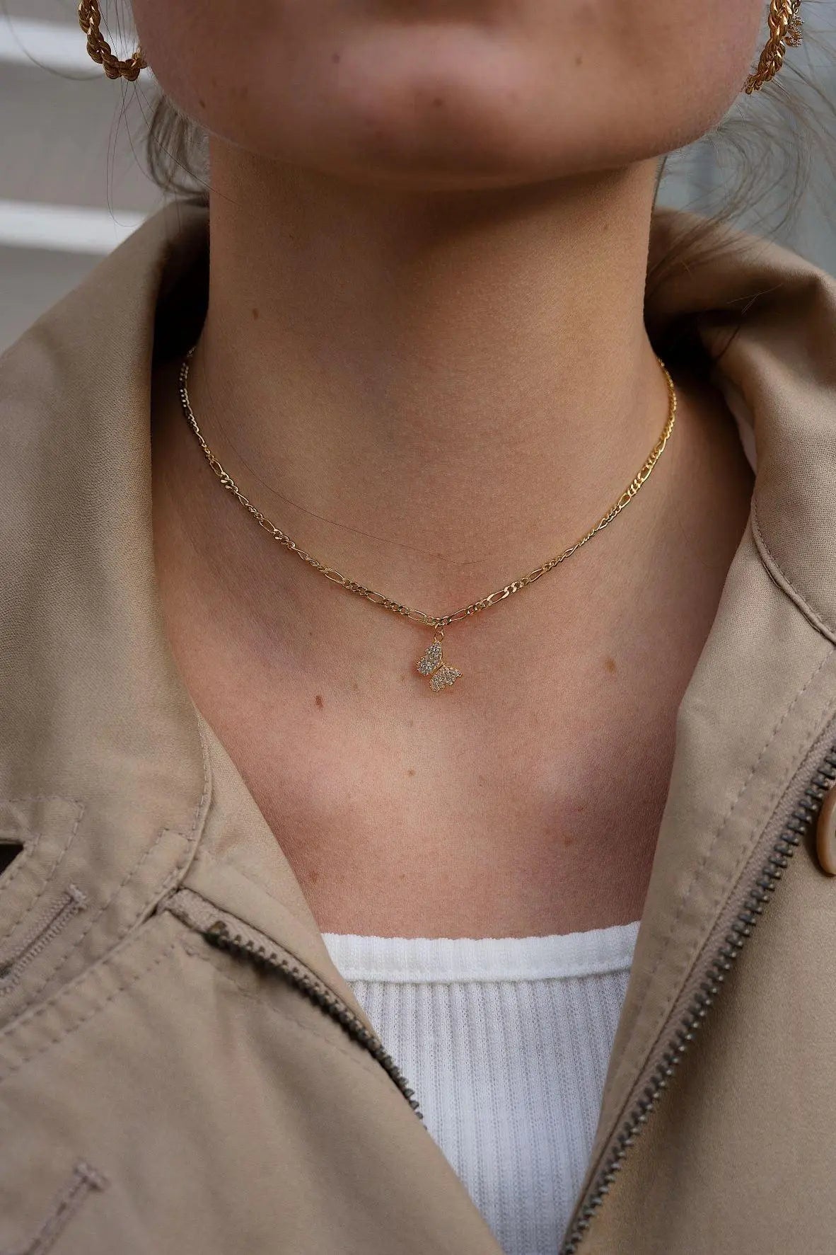 Schmetterling Halskette Single - Bonheur Jewellery