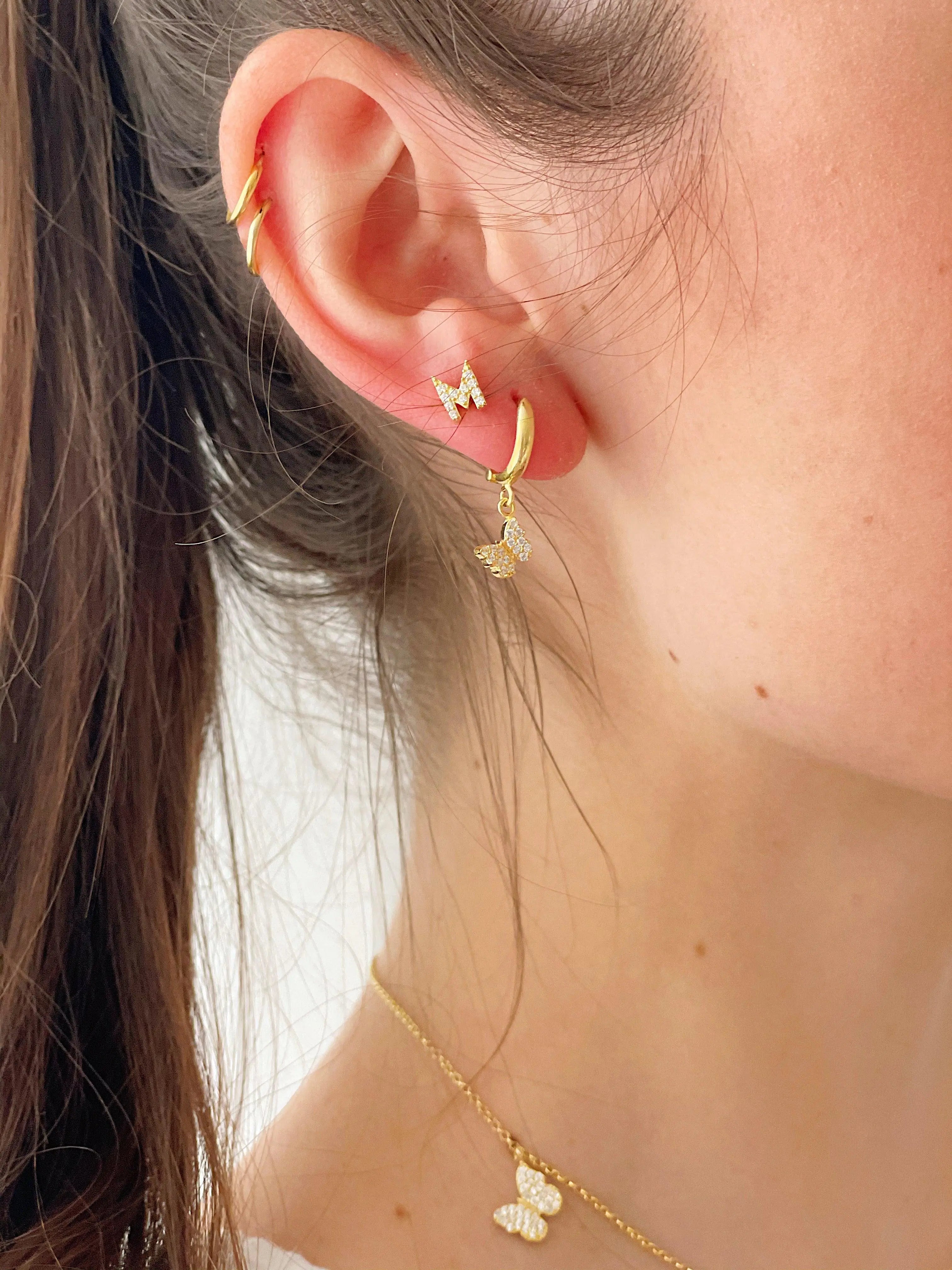 Schmetterling Ohrringe Tiny - Bonheur Jewellery