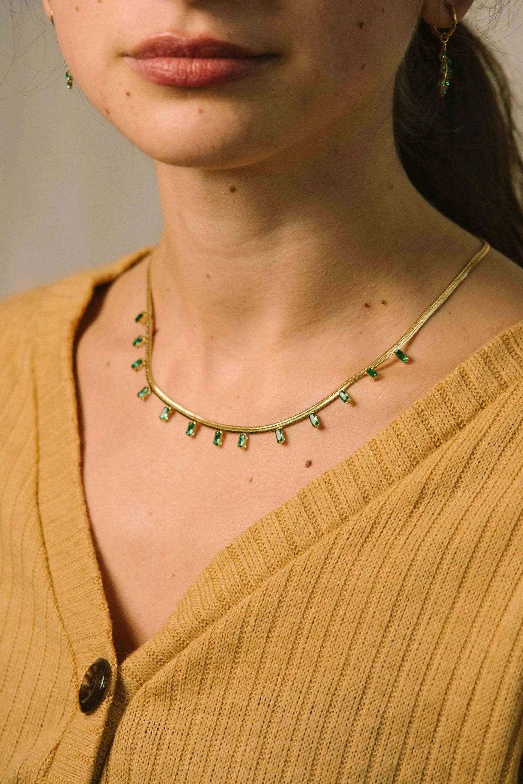 Serpent Smaragd Zirkonia - Bonheur Jewellery