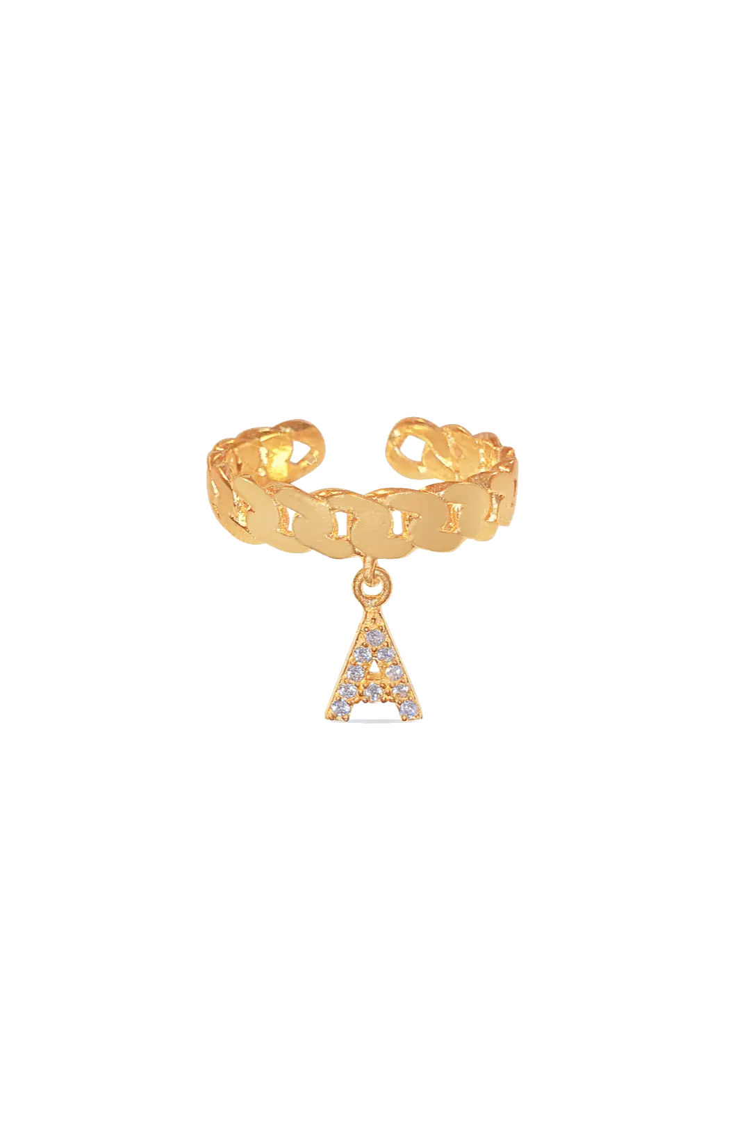 Sylvie Ring mit Buchstabe - Bonheur Jewellery