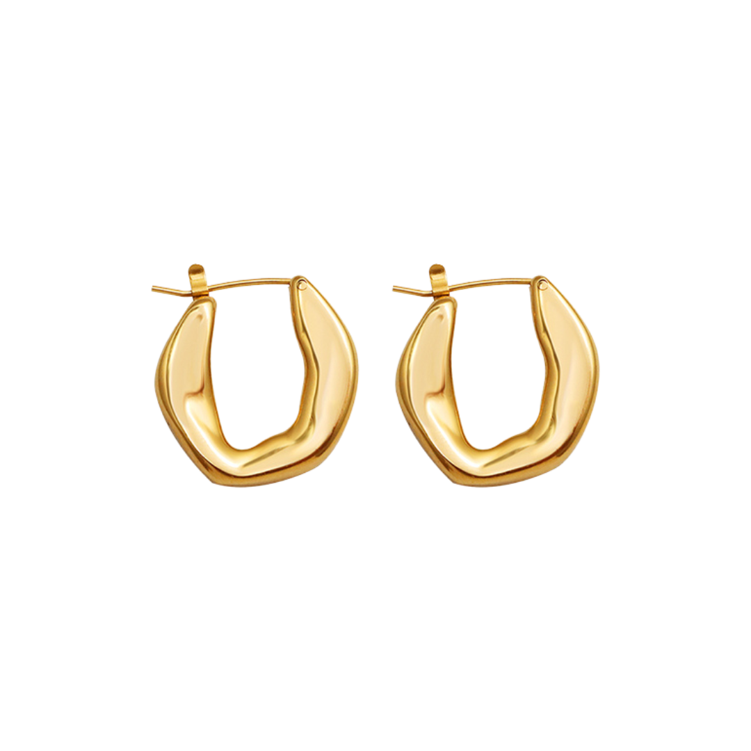 Goldene-Ohrringe-Hochwertig