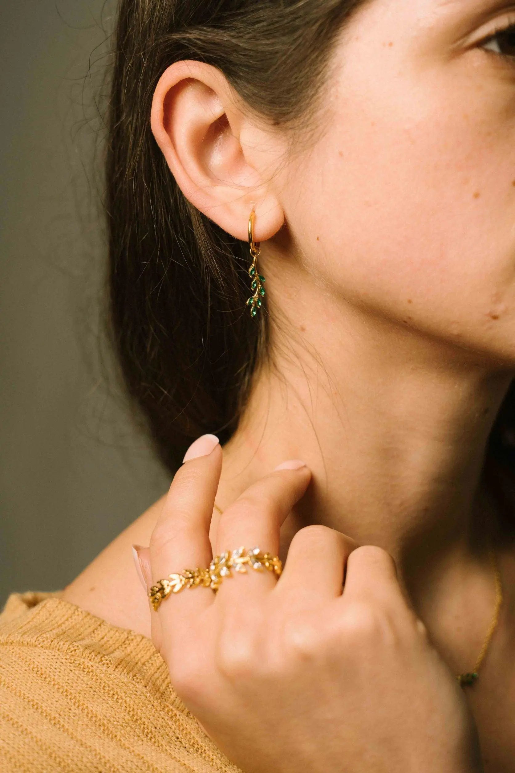 Esmeralda Smaragd Ohrring - Bonheur Jewellery