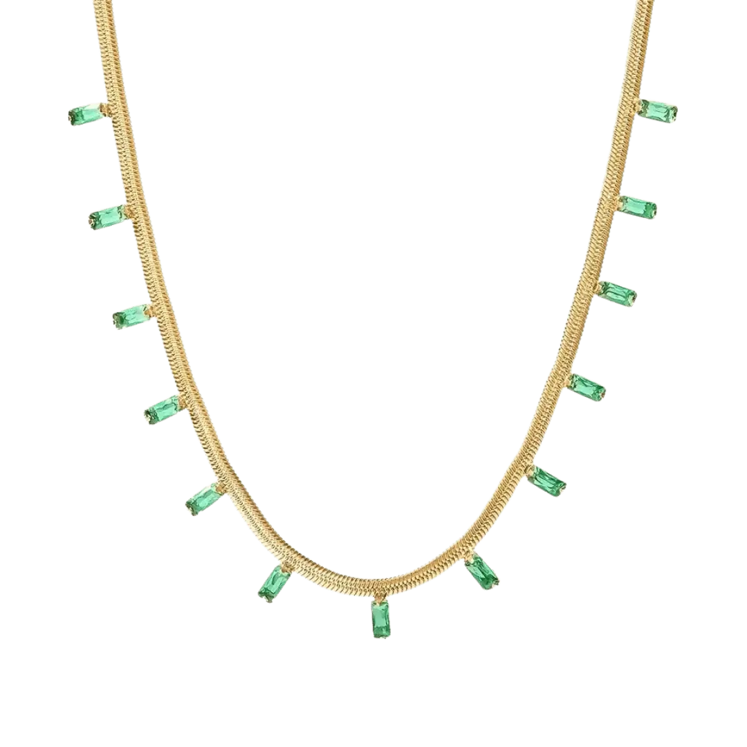 Serpent Smaragd Zirkonia - Bonheur Jewellery