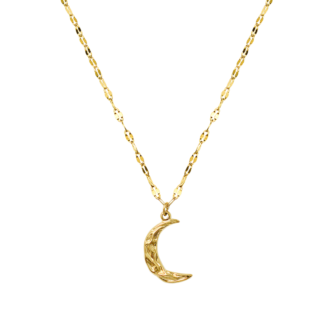 Luna Mond Halskette Gold